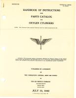 Handbook of Instructions with Parts Catalog for Oxygen Cylinders