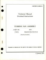 Overhaul Instructions for Turbine Fan Assembly - Part 570854 