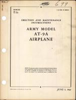 Erection & Maintenance Instructions for Army Model AT-9A Airplane
