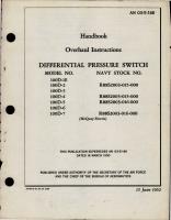 Overhaul Instructions for Differential Pressure Switch - Model 100D Series 