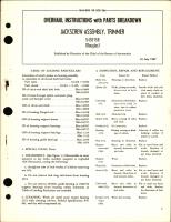 Overhaul Instructions with Parts Breakdown for Jackscrew Assembly, Trimmer 5435158