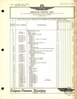 Eclipse-Pioneer Service Parts List for Instrument Parts Catalog Fuel Flow Indicator Gravimetric 36700-1A-1-A1