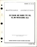 Maintenance Instructions for Self-Sealing and Bladder Type Fuel, Oil & Water Alcohol Cells