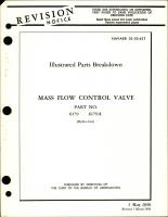 Illustrated Parts Breakdown for Mass Flow Control Valve - Part 6179 and 6179A