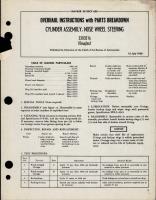 Overhaul Instructions with Parts Breakdown for Nose Wheel Steering Cylinder Assembly - 3383516