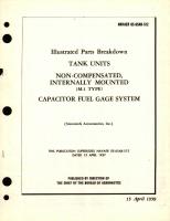 Illustrated Parts Breakdown for Tank Units, Non-Compensated, Internally Mounted (M-1 Type) Capacitor Fuel Gage