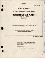 Illustrated Parts Breakdown for Emergency Air Valve - Part 2-73-001 