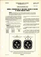 Standardization of Nose-Wheel Position in Relation to Position Indicator Pointer