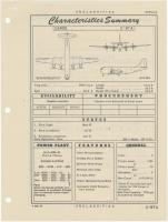 C-97A Boeing Stratofreighter - Cargo - Characteristics Summary