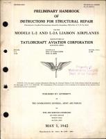 Structural Repair Instructions for Models L-2 and L-2A Liaison Airplanes