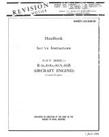 Service Instructions for R-1820-84, -84A, and -84B Aircraft Engines