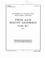 Twin Gun Mount Assembly - Type M-7 - Bell