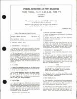 Overhaul Instructions with Parts Breakdown for Nose Wheel 16 x 5.80-8.50, Type VII