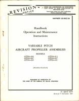 Revision to Operation and Maintenance Instructions for Variable Pitch Propeller Assemblies