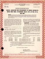 Vultee - Inspection and Replacement of Center Section - To - Outer Wing Panel Attachment Bolts - BT-13, BT-13A, BT-15, and SNV-1