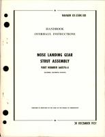 Overhaul Instructions for Nose Landing Gear Strut Assembly - Part 661076-4