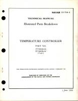 Illustrated Parts Breakdown for Temperature Controller - Parts 25730028-03 and 25730028-04