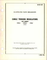 Illustrated Parts Breakdown for Cable Tension Regulators - Parts V720-3, V720-8-1, and V750-1