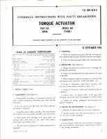 Overhaul Instructions with Parts Breakdown Torque Actuator