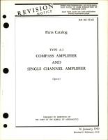 Parts Catalog for Type A-2 Compass & Single Channel Amplifier