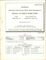 Overhaul Instructions with Parts Breakdown for Single Autosyn Indicator - Type 25101-A10C-2-C1