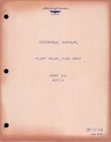 Overhaul Manual for Fuel Vent Float Valve - Part 40F104