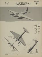 De Haviland Mosquito Recognition Poster