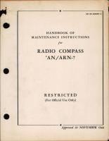 Maintenance Instructions for Radio Compass AN/ARN-7