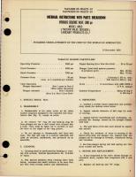 Overhaul Instructions with Parts for Hydraulic Sequence Valve - 3000 psi - Model 4405 