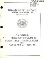 Pre-Flight & Flight Test Instructions for Radio Set AN/ARC-38