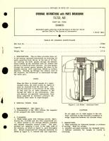 Overhaul Instructions with Parts Breakdown for Filter, Air Part No. 27300 