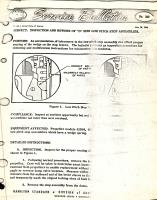 Inspection and Rework of "D" Size Low Pitch Stop Assemblies