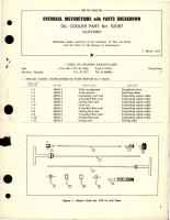 Overhaul Instructions with Parts for Oil Cooler - Part 52087 