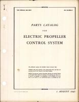 Parts Catalog for Electric Propeller Control System