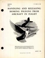 Handling and Releasing Homing Pigeons from Aircraft in Flight