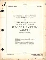 Handbook of Instructions with Parts Catalog for De-Icer System Valves