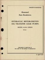 Illustrated Parts Breakdown for Hydraulic Motor Driven Oil Transfer Gear Pumps - Model 012634 Series 