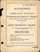 Accessories for Airplane Engines Interchangeability and Cross Reference Charts