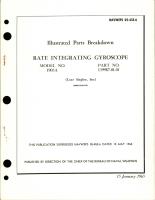 Illustrated Parts Breakdown for Rate Integrating Gyroscope - Model 1903A
