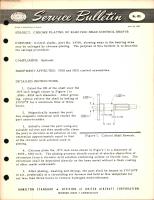 Chrome Plating of Electric Head Control Shaft