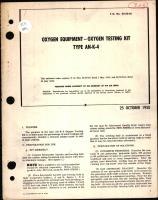  Oxygen Equipment - Oxygen Testing Kit Type AN-K-4, 