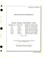 Illustrated Parts Breakdown for Rate Gyro Control Unit Model No. A30, A-150, Part No. 2300, 6300