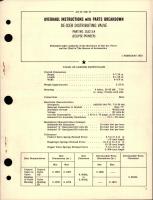 Overhaul Instructions with Parts Breakdown for De-Icer Distributing Valve - Part 1532-3-A