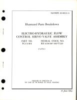 Illustrated Parts Breakdown for Electro-Hydraulic Flow Control Servo Valve Assembly - Part FC11-148A 