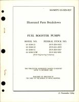 Illustrated Parts Breakdown for Fuel Booster Pumps