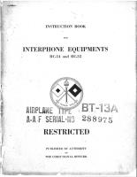 Instruction Book for Interphone Equipment - Models RC-34 and RC-35