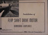 Installation of Flap Shaft Drive Motor on Airacobra Airplanes