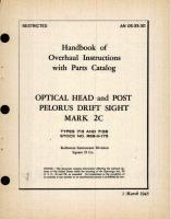 Overhaul Instructions with Parts Catalog for Optical Head and Post Pelorus Drift Sight Mark 2C Type 713 and 713B 