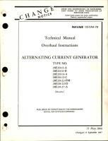 Overhaul Instructions for Alternating Current Generator
