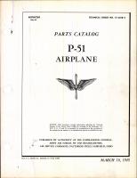 Parts Catalog for P-51 Airplane